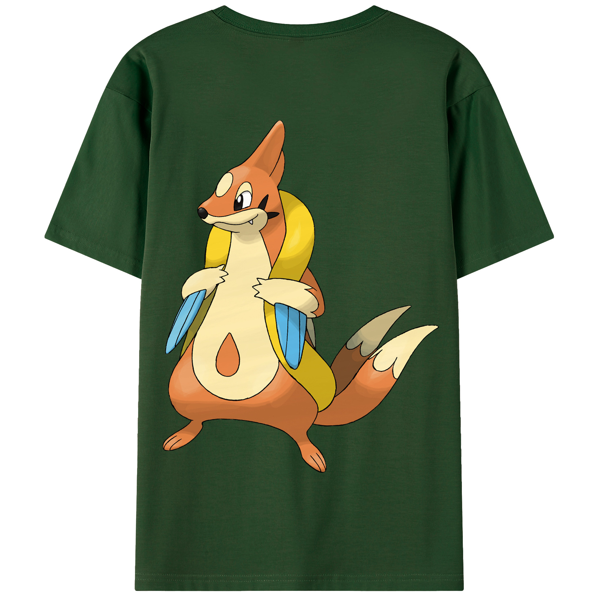 （画像用） ポケットモンスター Pokémon 綿100％半袖Tシャツ（背面プリント）